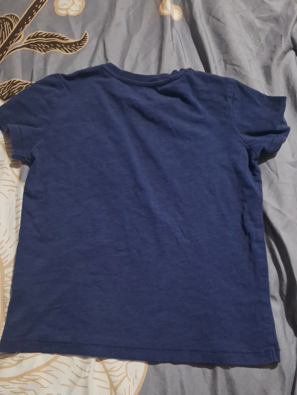 Mini Boden Navy Blue Short Sleeve Pocket Tee